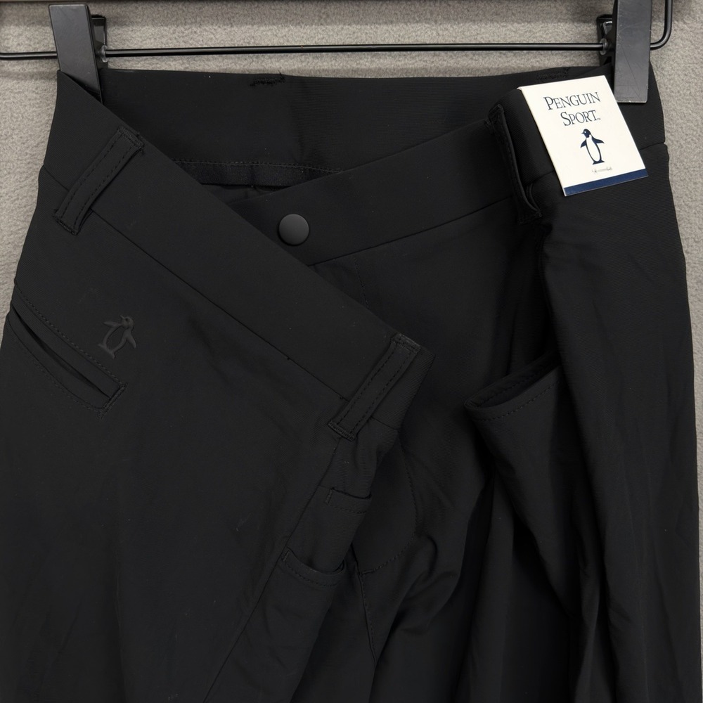 Original Penguin Sport Pull On Jogger Pants Men's Size XXL Caviar Black NEW $95